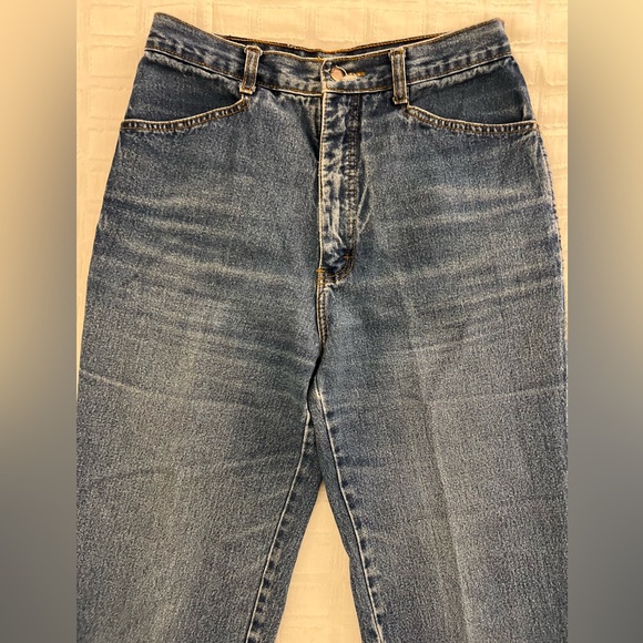 Vintage Foxtail Ultra High Rise 90s Y2K Denim Jeans Made in Hong Kong - Picture 5 of 16